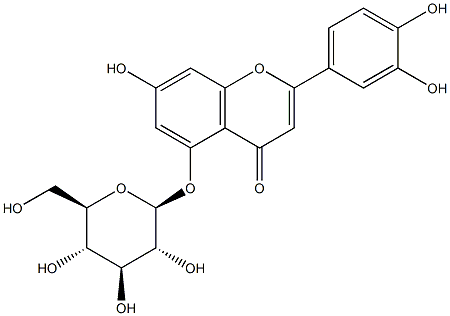 Luteolin 5-O-glucoside Structure